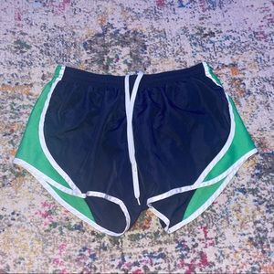 Soffe Green and Navy Blue shorts